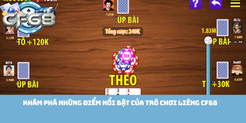 Khám phá những điểm nổi bật của trò chơi Liêng Cf68