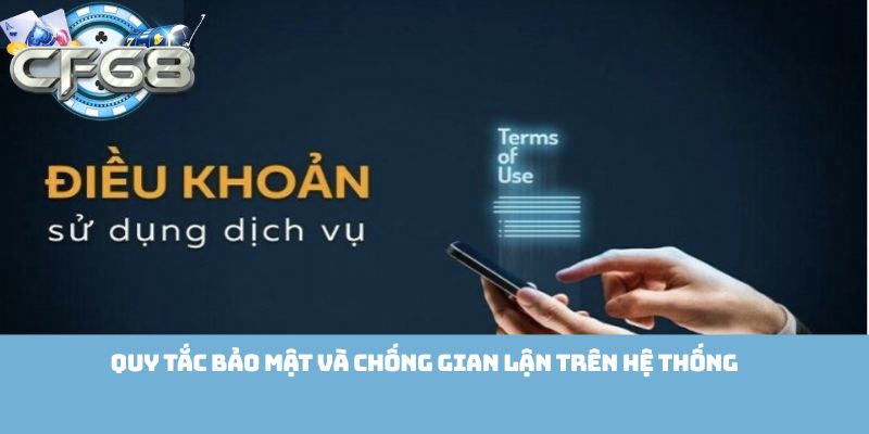 quy tắc bảo mật và chống gian lận trên hệ thống